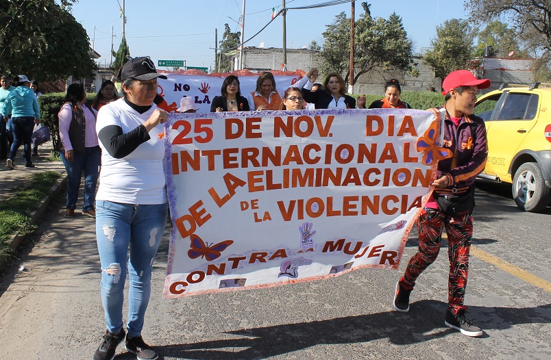 Conmemora Yauhquemehcan el Día de la no Violencia Contra la Mujer