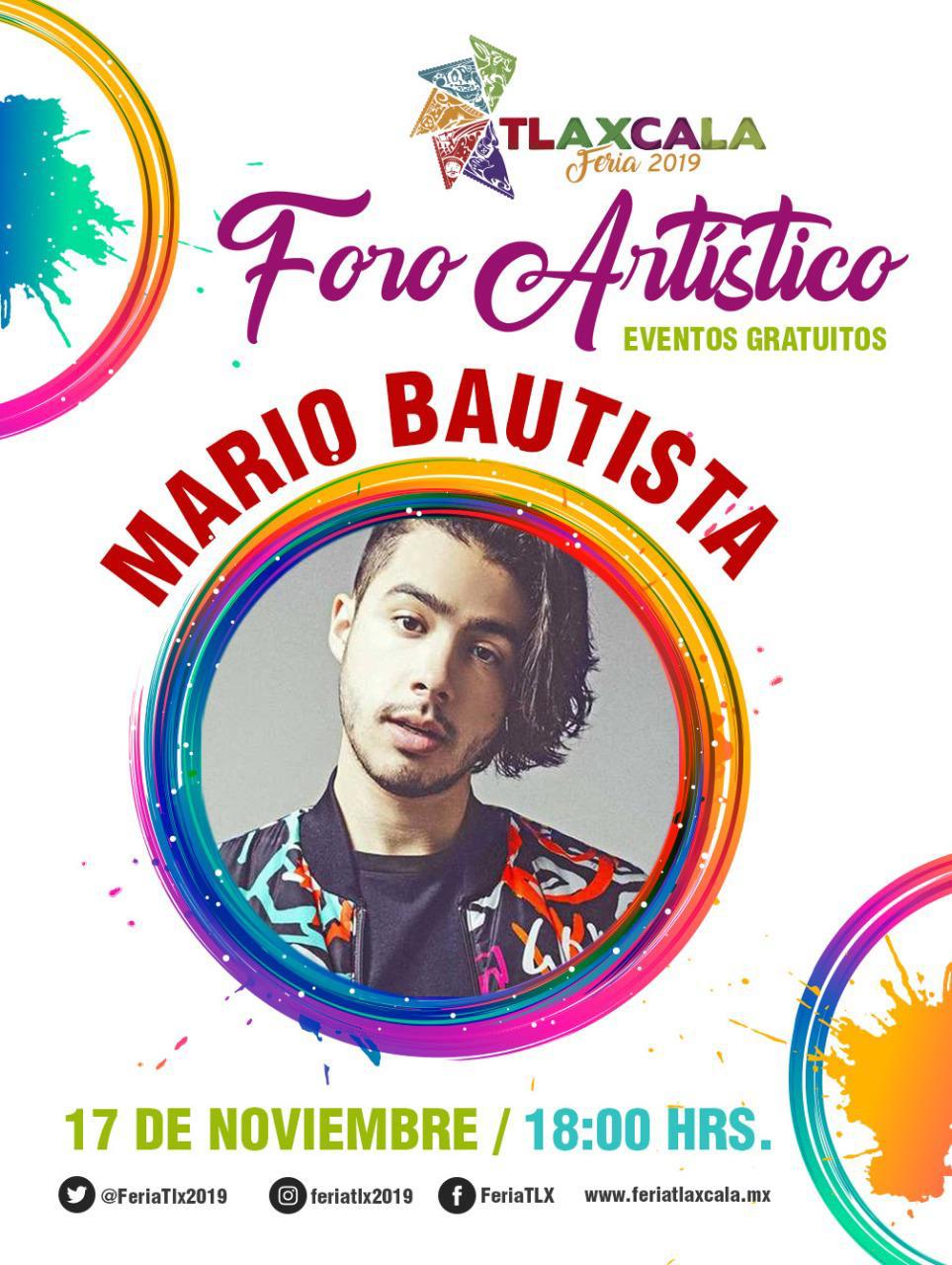 Asiste al concierto de Mario Bautista en “Tlaxcala Feria 2019”