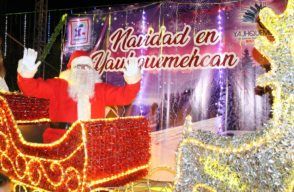 Invita Yauhquemehcan a su festival y encendido de árbol navideño