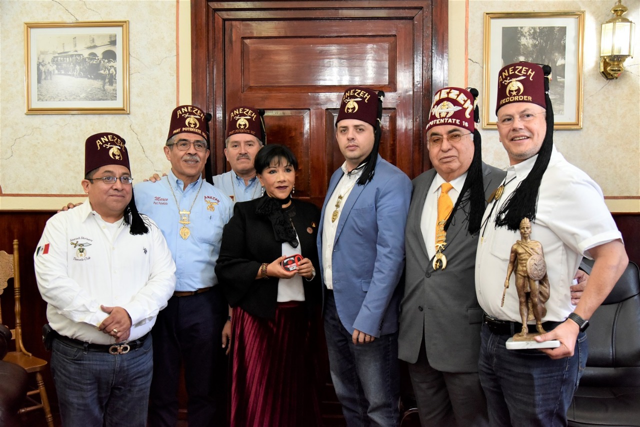 Establecen lazos de cooperación comuna de Tlaxcala y Shriners
