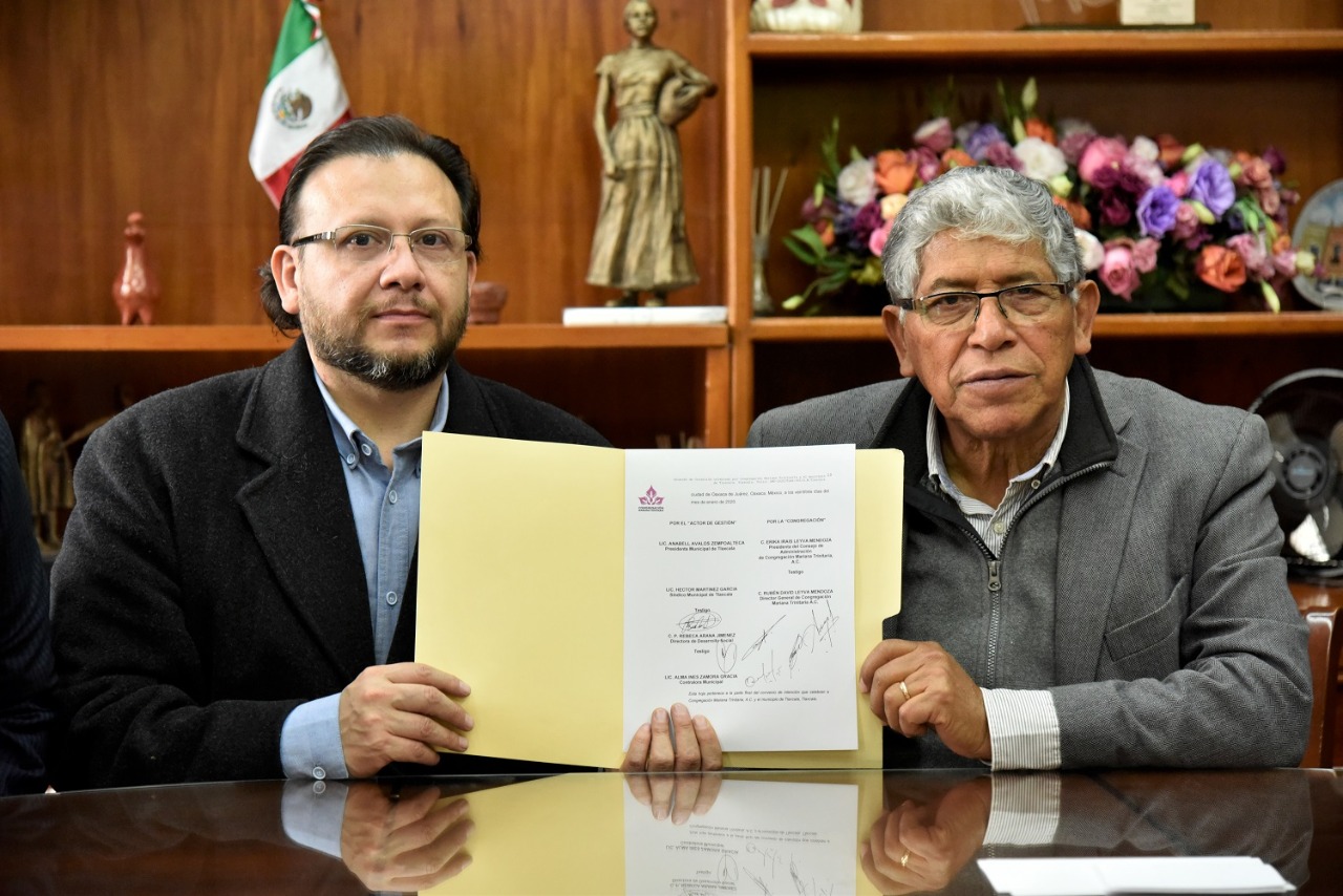 Ratifican comuna de Tlaxcala y CMT trabajo conjunto