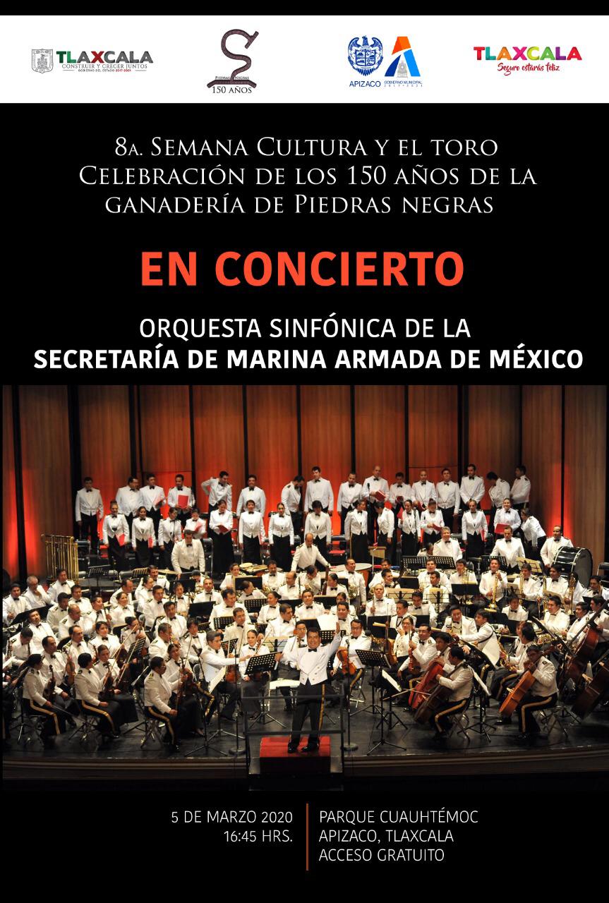 En concierto Orquesta Sinfónica de la Secretaría de Marina Armada de México
