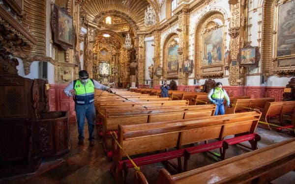 Cerca de 500 templos católicos serán sanitizados