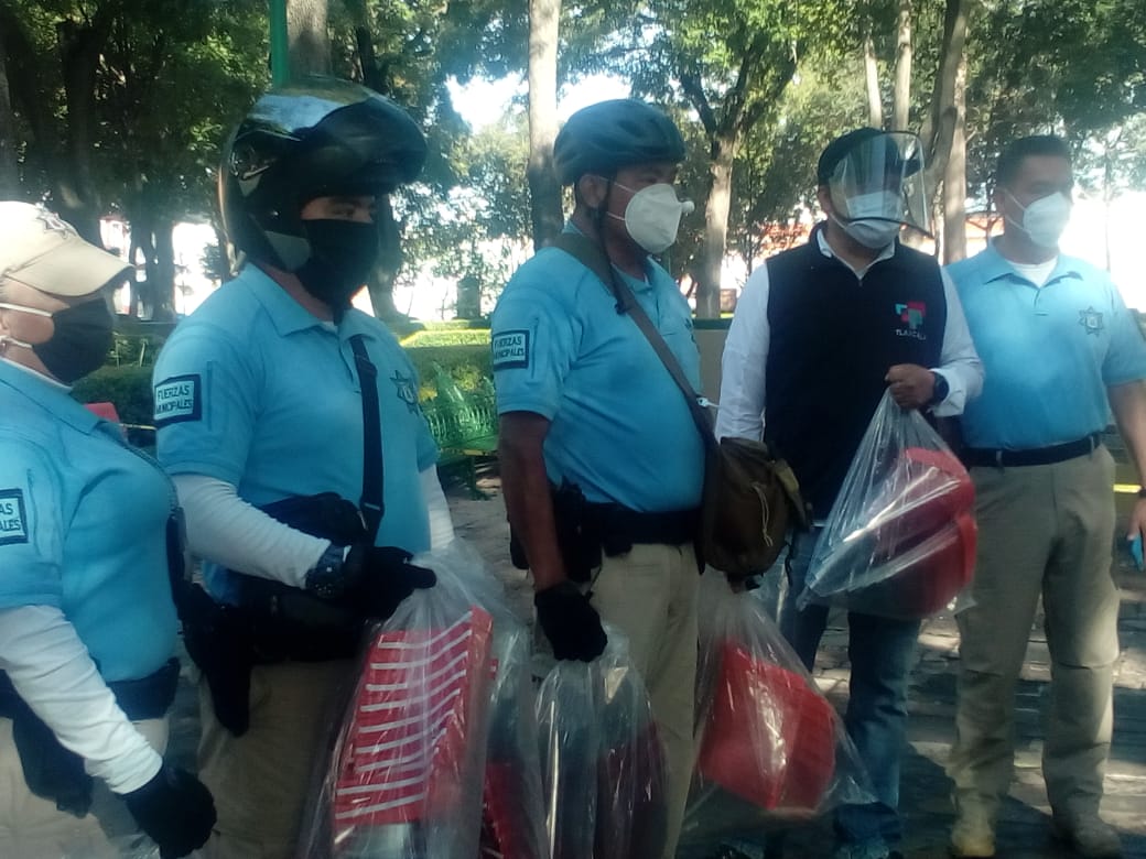 Ayuntamiento de Tlaxcala entrega 5 mil caretas para evitar contagios