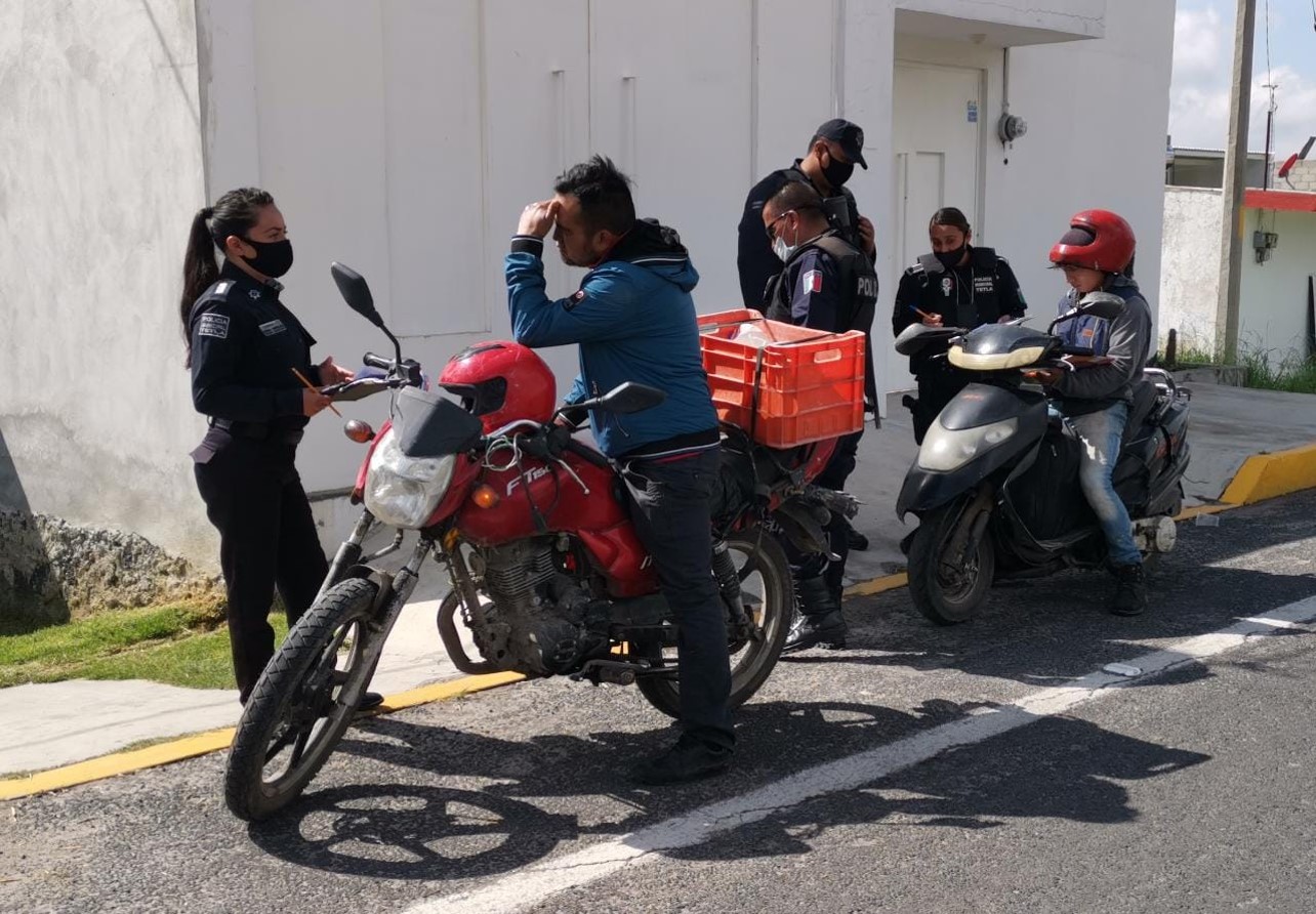 Inicia Tetla programa para abatir crimen en motocicletas