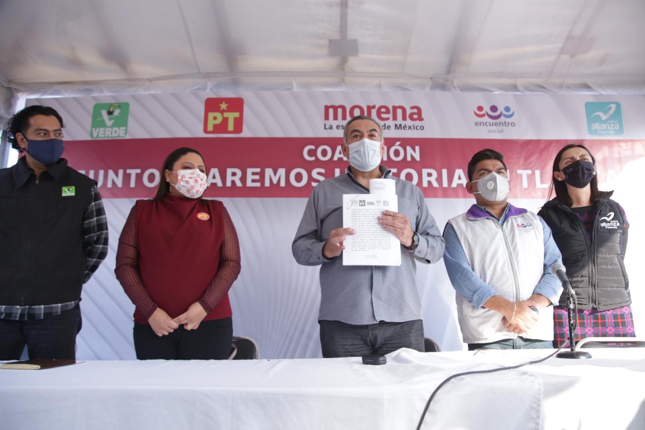 Registran ante el ITE coalición “Juntos haremos historia en Tlaxcala”