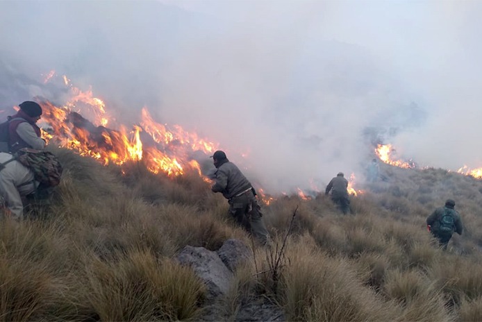 Tlaxcala cuarto lugar en incendios forestales: CONAFOR