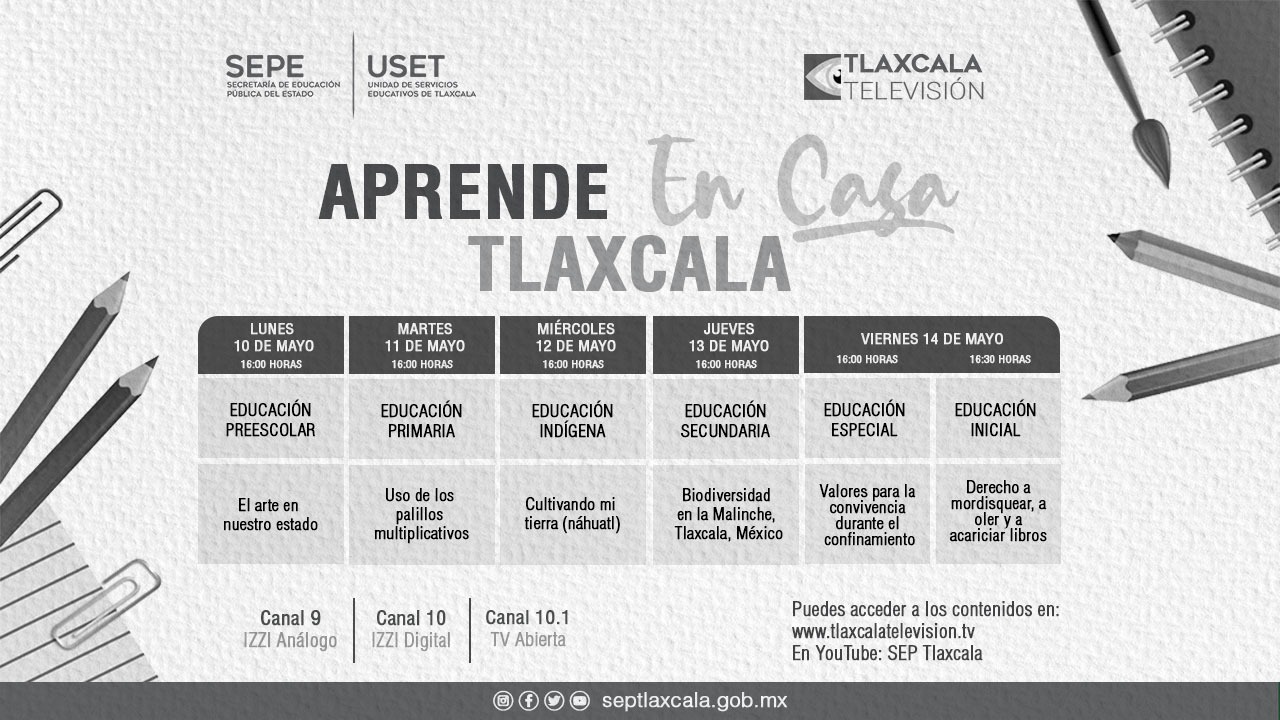 Presentan barra temática de «Aprende en Casa Tlaxcala»