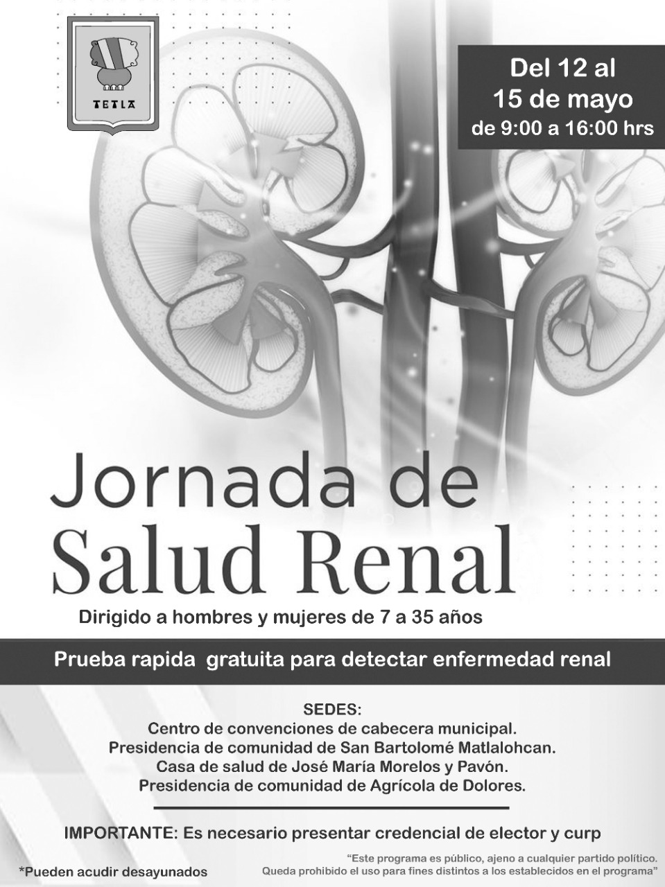 Jornada de Salud Renal en Tetla
