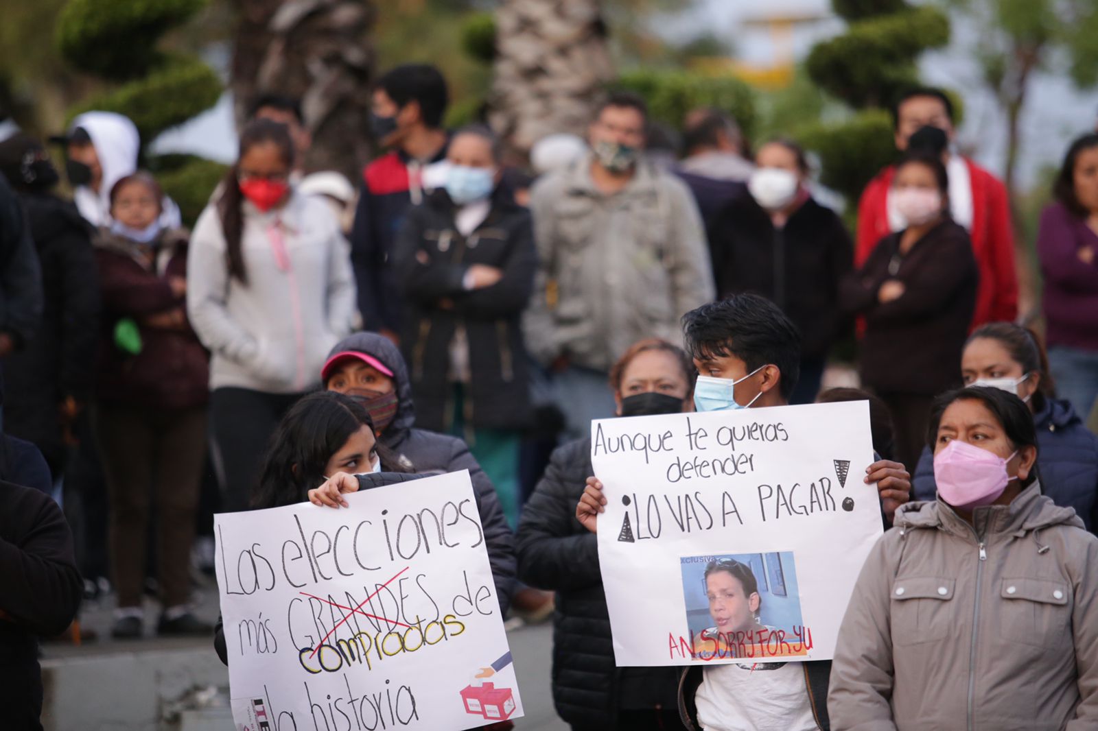 Habitantes de Zacatelco piden que se anulen las elecciones