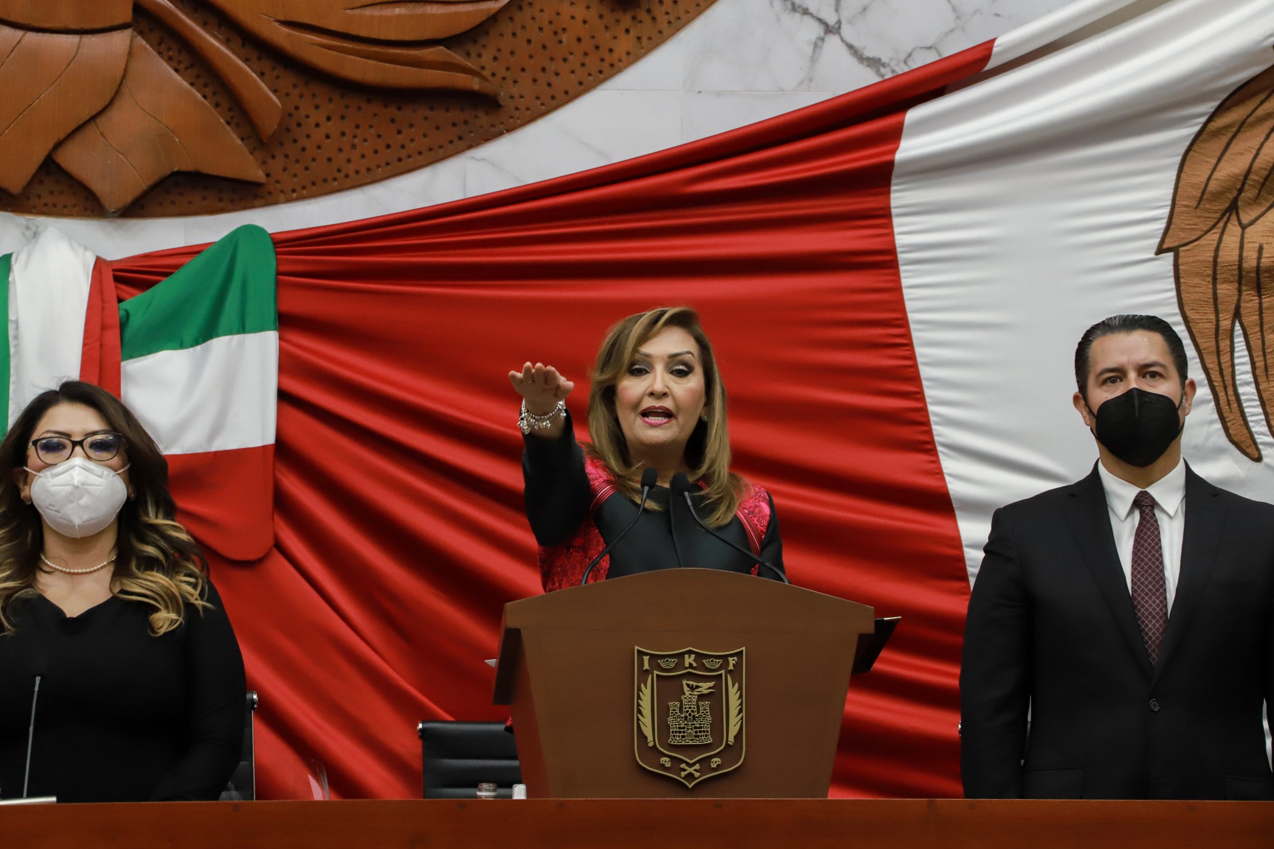 Rinde protesta Lorena Cuéllar como gobernadora de Tlaxcala 