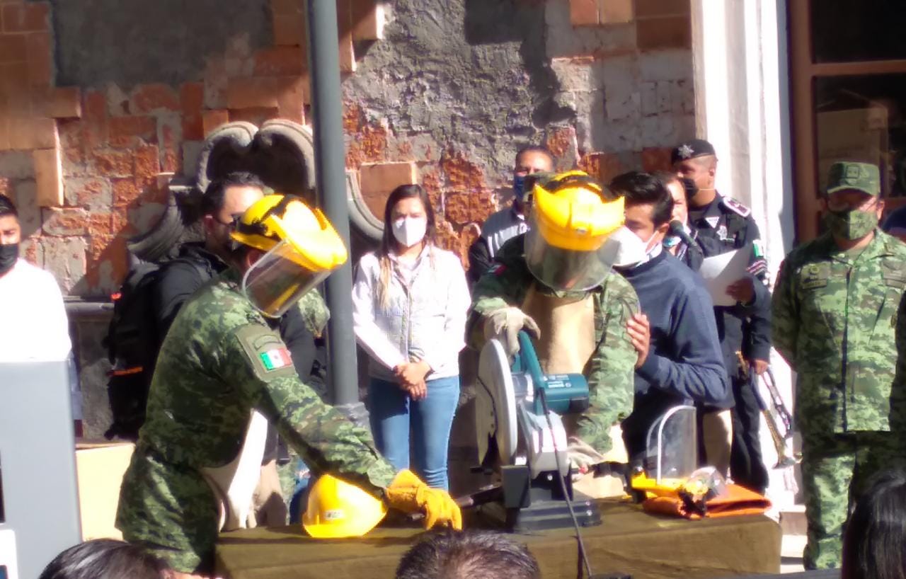 Inicia programa canje de armas de fuego en Tlaxcala