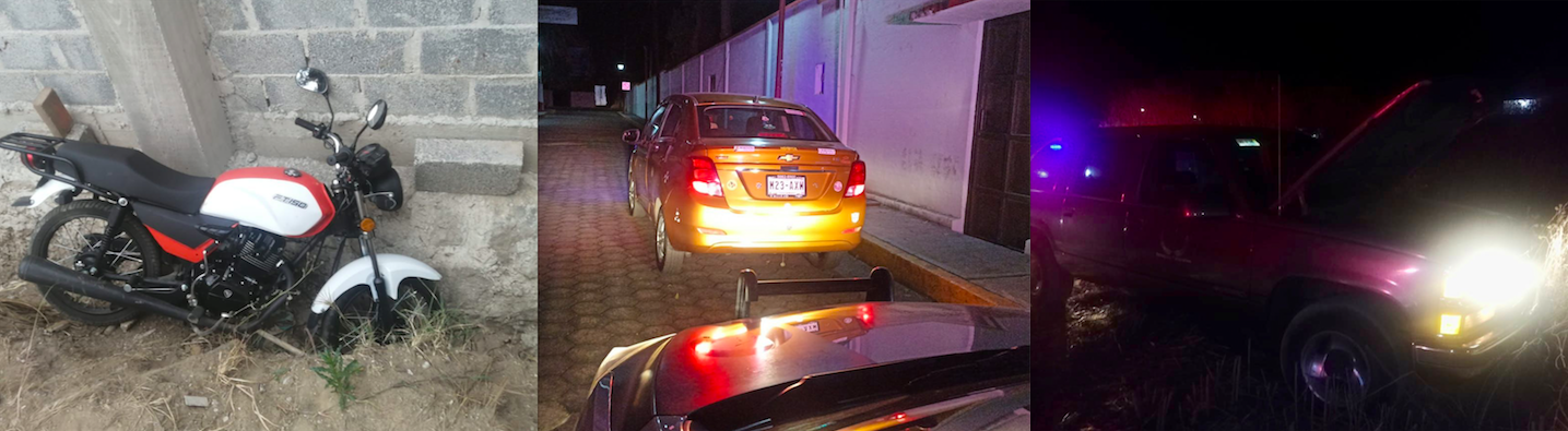 Policía municipal de Tlaxcala recupera vehículos con reporte de robo