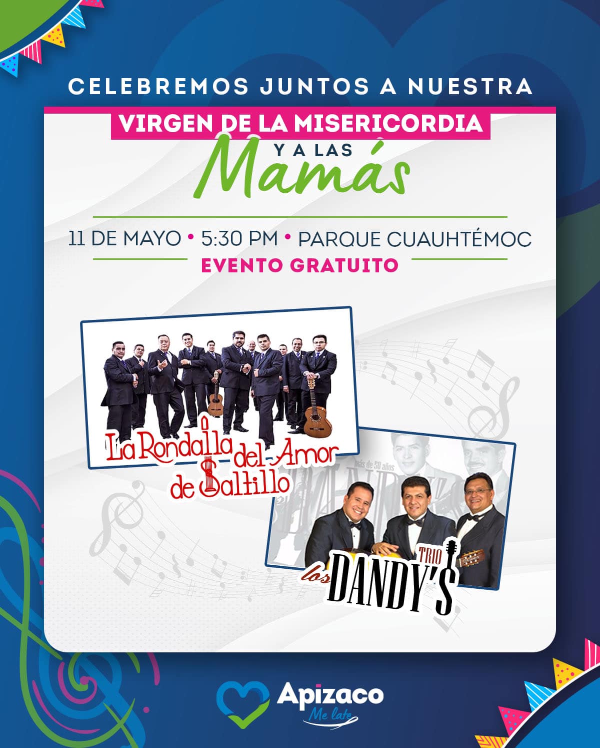Invita alcalde de Apizaco a concierto por el día de las madres