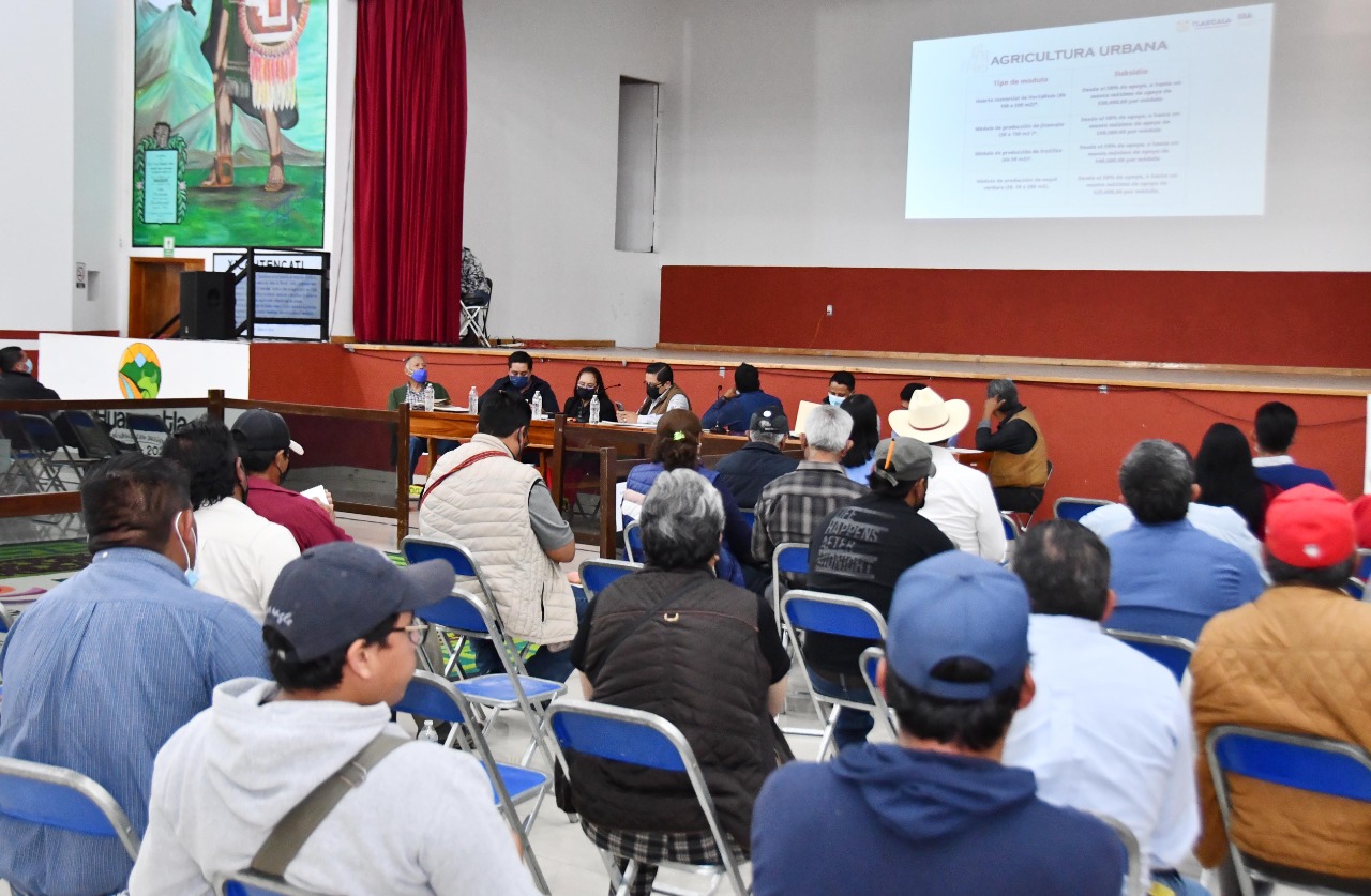 Realizan en Huamantla reunión del Consejo Municipal de Desarrollo Rural