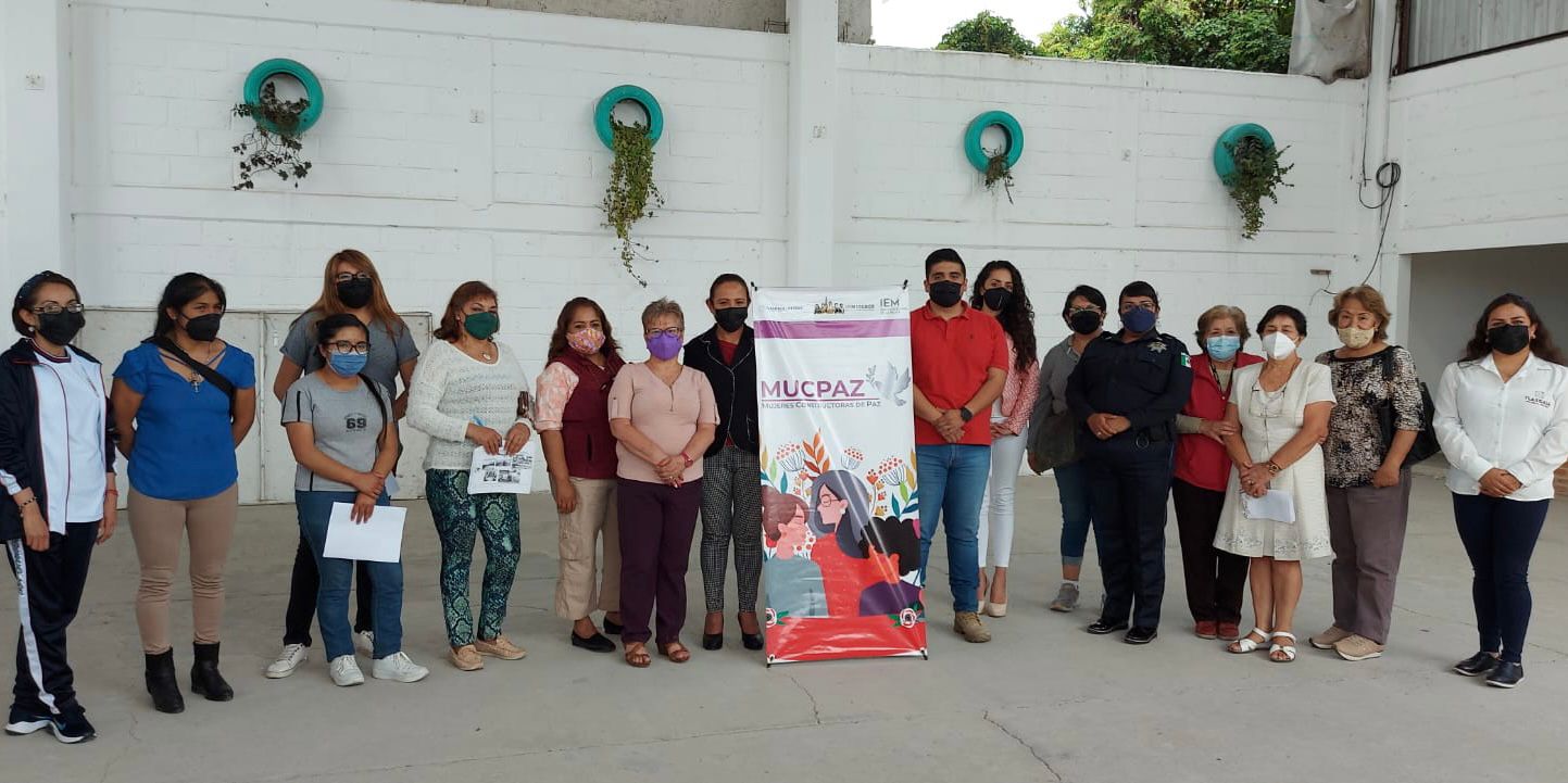 Se suman localidades de Tlaxcala Capital a la Red de Mujeres Constructoras de Paz