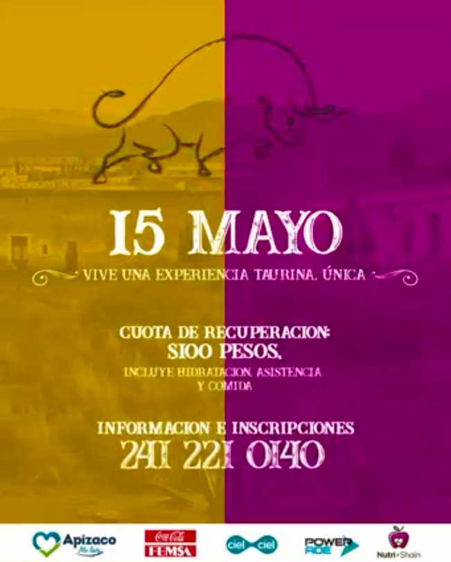 Invitan en Apizaco a rodada el 15 de mayo