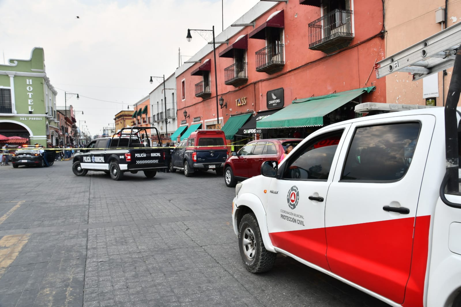 Atendió policía municipal reporte de persona tendida en la vía pública de Huamantla