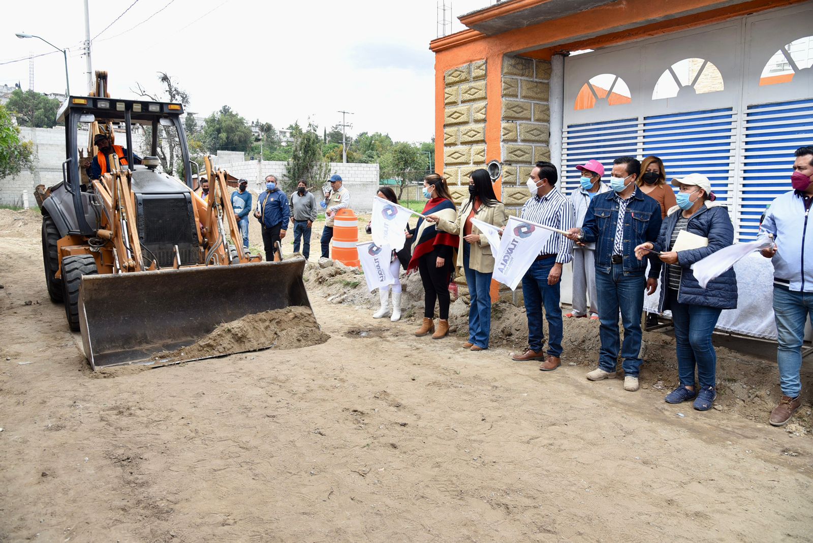 Ayuntamiento de Tlaxcala inicia obras de adoquinamiento en Chimalpa