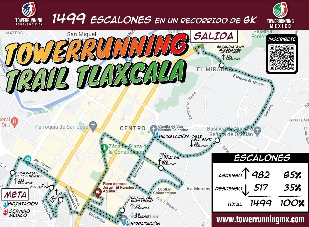 La capital será anfitriona de la 6ª edición del Towerrunning Trail