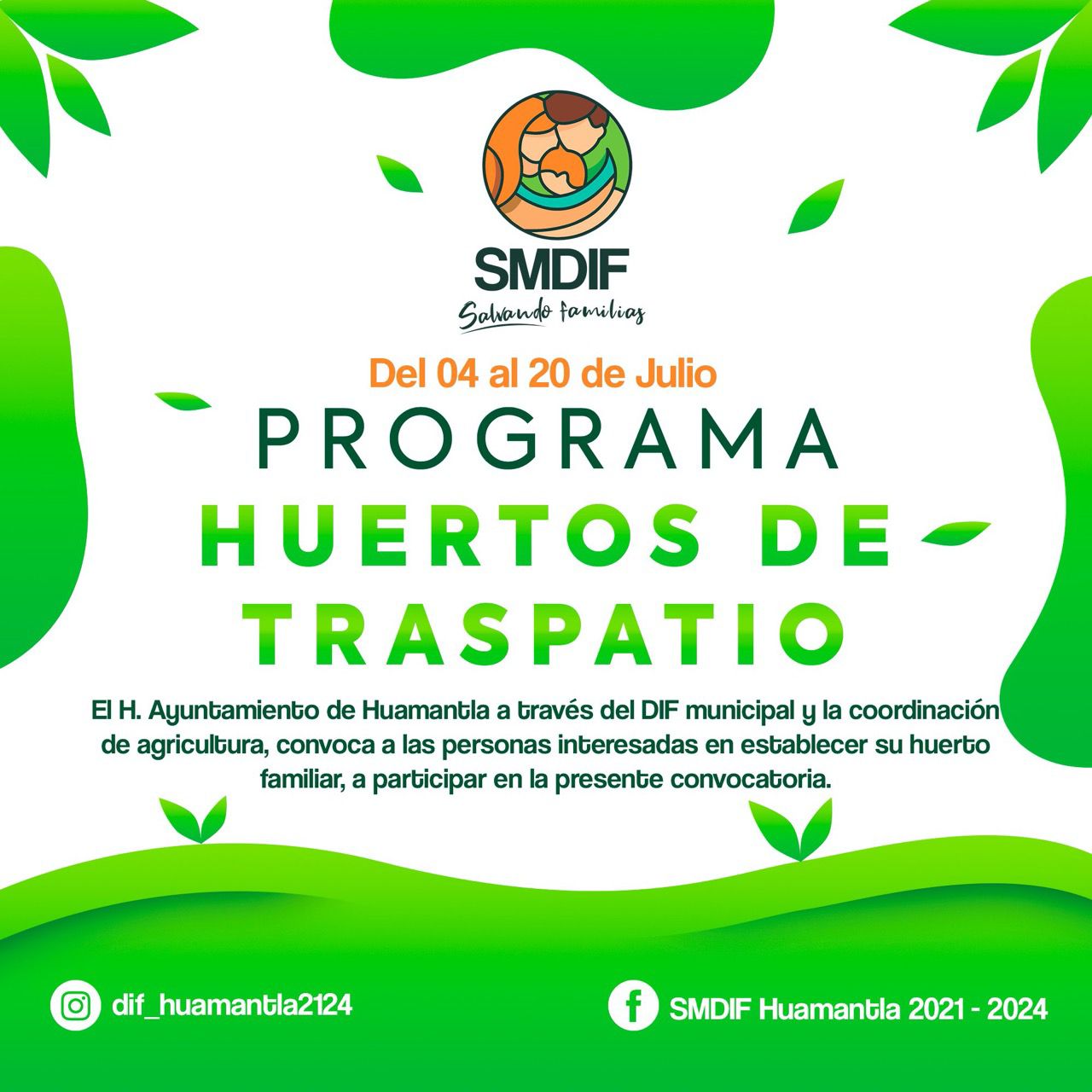 Invita SMDIF de Huamantla a participar en «Huertos de Traspatio»