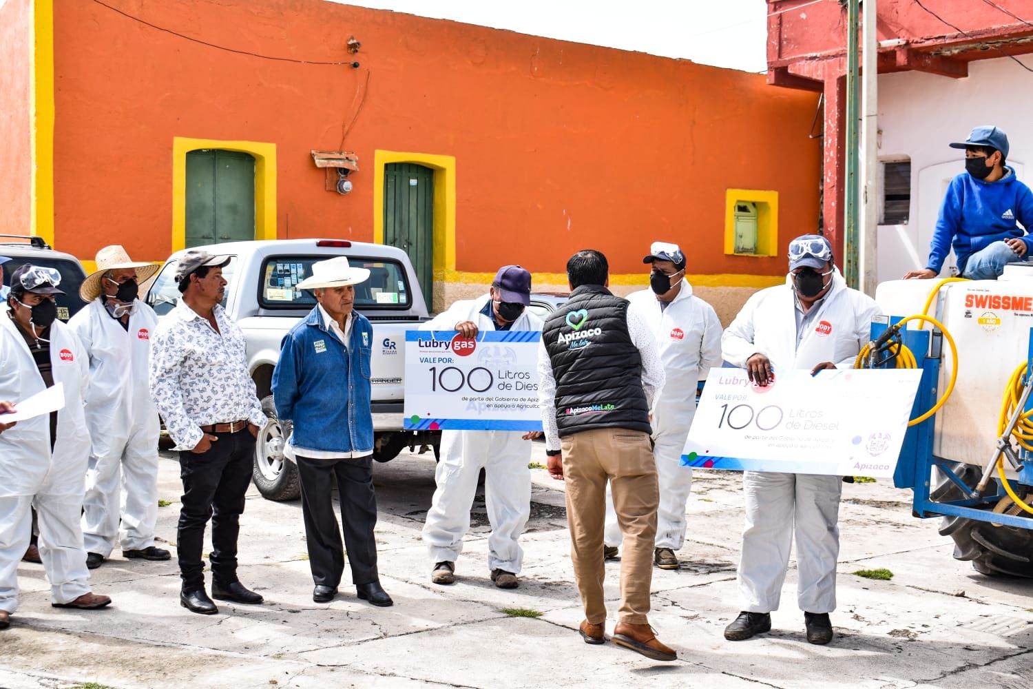 Apoya Gobierno de Apizaco a más de 400 productores de Texcalac