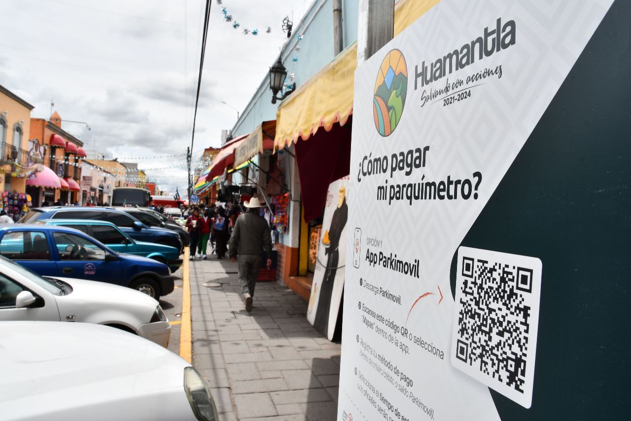 Próxima semana inicia funcionamiento de parquímetros en Huamantla