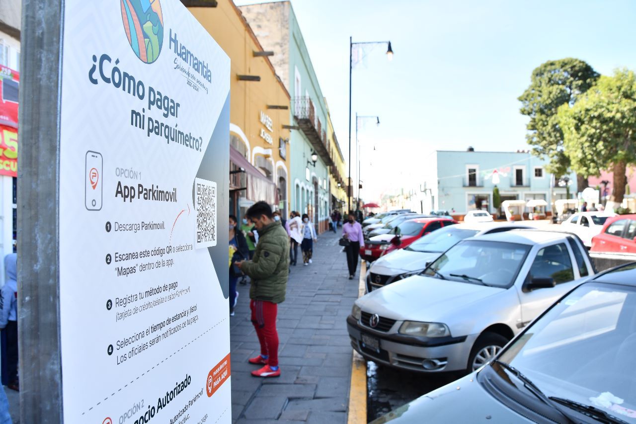 Invitan a negocios de Huamantla a participar como puntos autorizados de pago de parquímetros