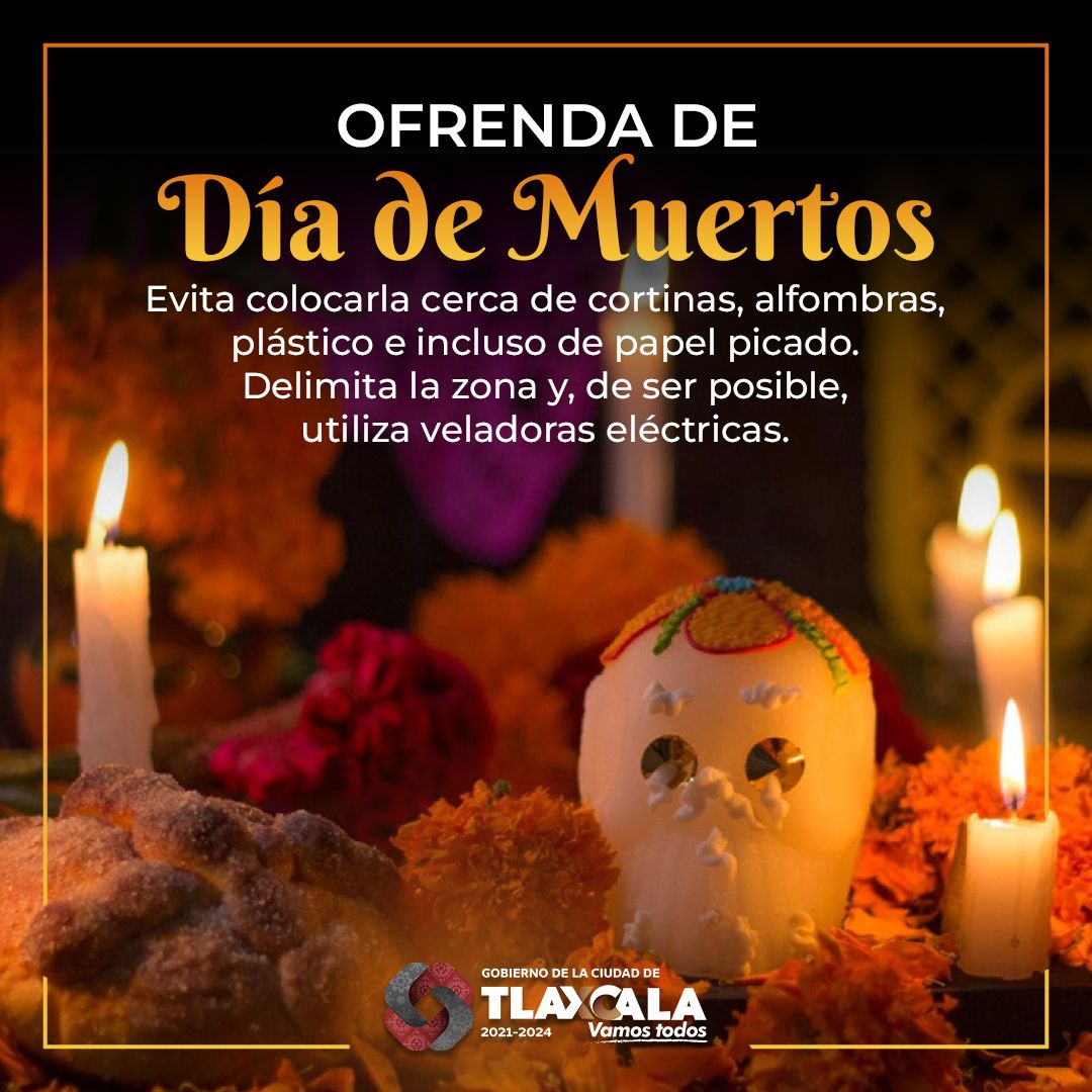 Promueve Ayuntamiento de Tlaxcala celebración de Día de Muertos sin incidentes