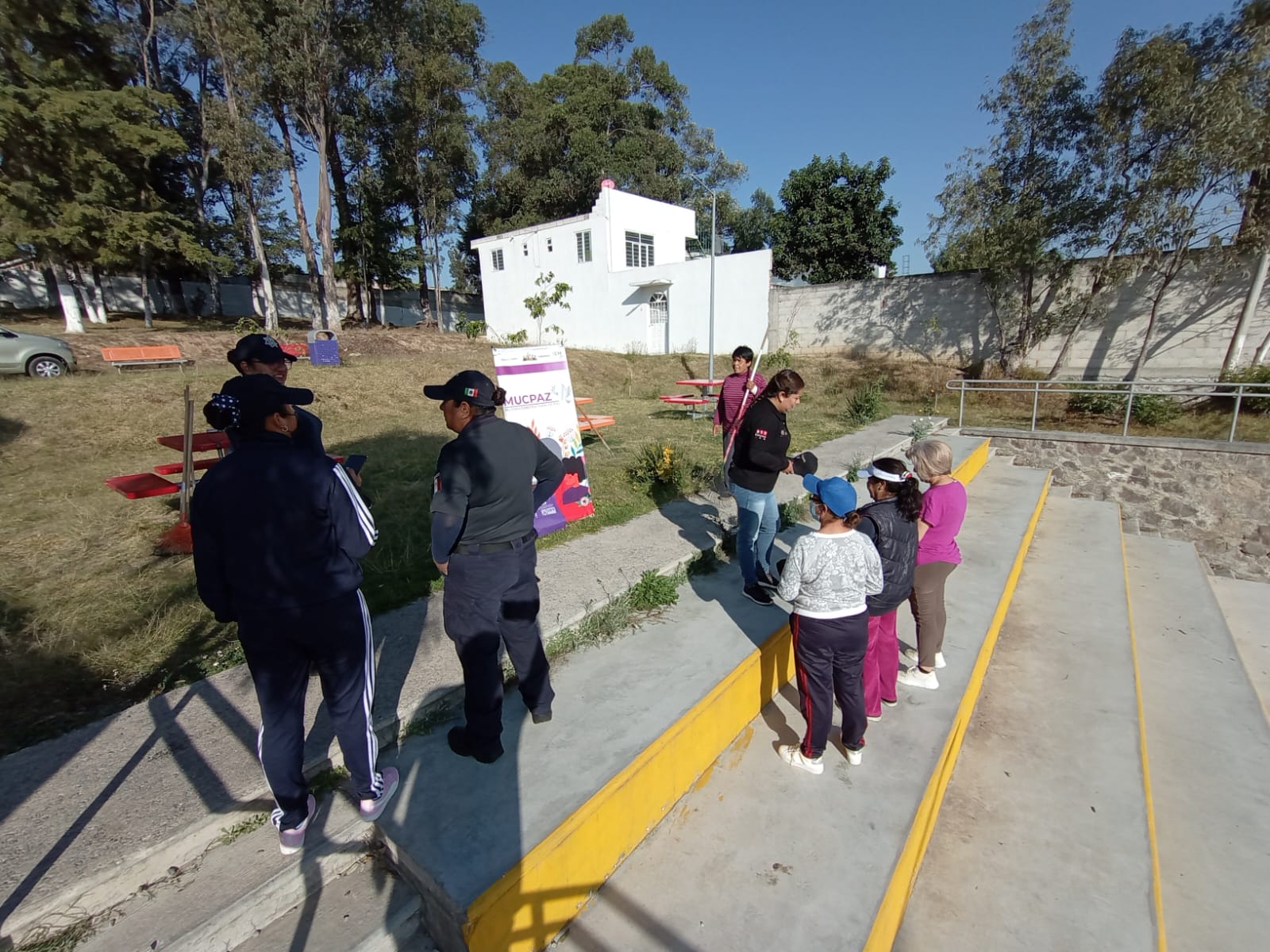 Recupera Policía de Tlaxcala capital espacios públicos en Acuitlapilco