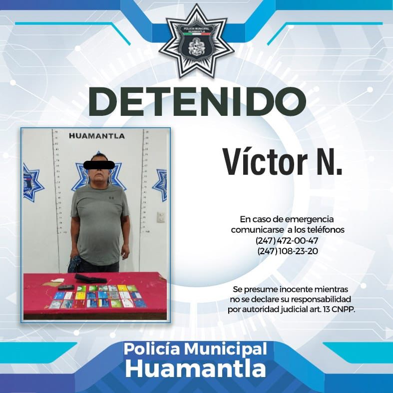 Descubren en Huamantla a sujeto con más de 20 tarjetas bancarias