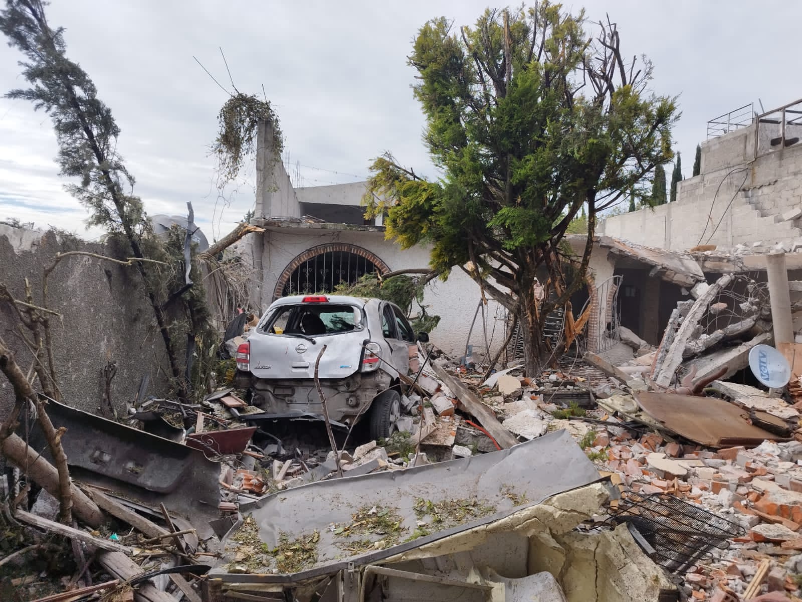 Se registra explosión en vivienda de Panotla