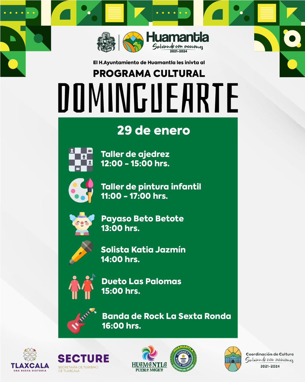 Tendrá Huamantla fiesta y diversión en «Dominguearte»