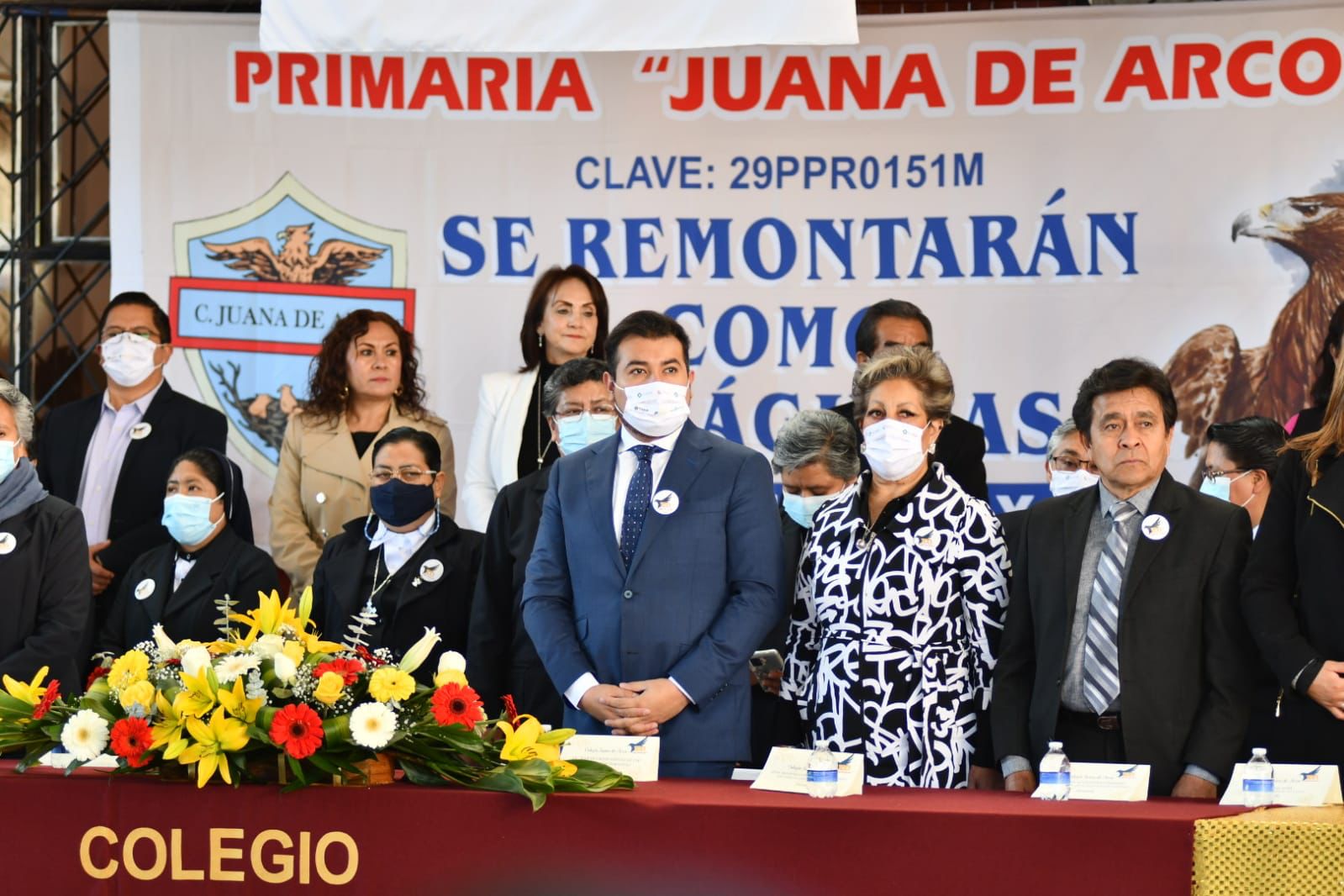 Reconoce Santos Cedillo calidad educativa en el Colegio Juana de Arco