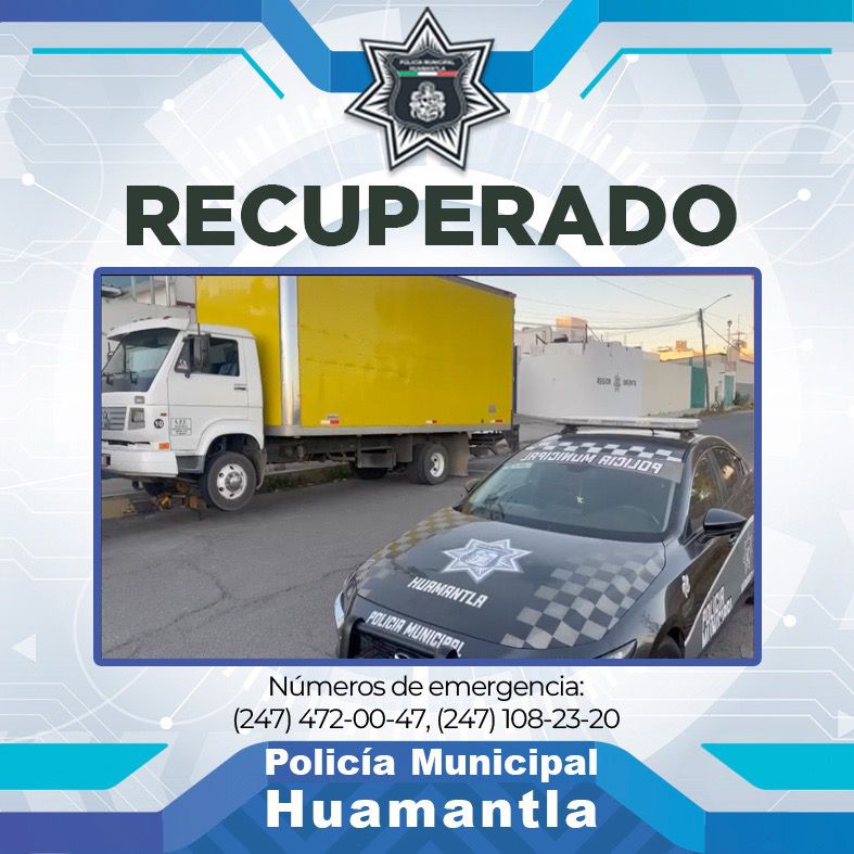 Ubica Policía de Huamantla vehículo robado en Puebla