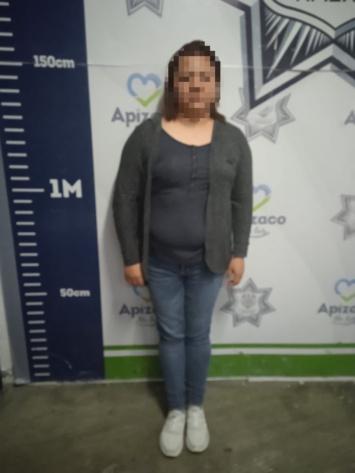 Por robo de mercancía asegura Policía de Apizaco a una mujer