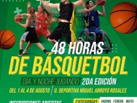 Invitan al Torneo “48 horas de basquetbol día y noche jugando”