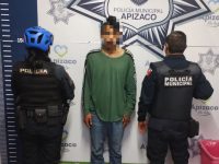 Detiene Policía de Apizaco a sujeto que cuenta con orden de aprehensión vigente en la CDMX