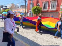 Acompaña CEDH manifestaciones de normalistas, en Tlaltelulco y SPM