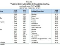 Disminuyó 0.8% la Tasa de Ocupación en Tlaxcala: INEGI