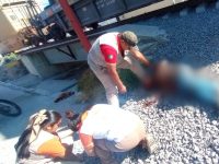 Brinda atención Protección Civil de Huamantla a persona arrollada por el tren