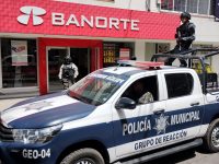 Implementa Policía de Apizaco el operativo “Zona Bancaria y Cuentahabiente Seguro”