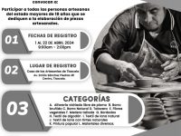 Convoca Casa de las Artesanías al XXXIII Concurso Estatal de Arte Popular Tlaxcala 2024