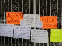 Pobladores de Zacatelco se manifiestan y exigen juicio político contra edil