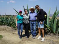 Visitan influencers italianos puntos turísticos de Tlaxcala