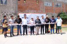 Inaugura alcaldesa capitalina unidad deportiva rehabilitada en Ixtulco