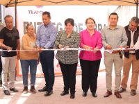 Entrega Maribel Pérez Arenas obras de beneficio de Tizatlán y Tepehitec