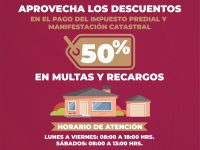 El Ayuntamiento de Tlaxcala lanza campaña de descuentos en el pago de impuesto predial