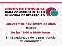 Alista Ayto. de Tlaxcala Foros Ciudadanos para construir el Plan Municipal de Desarrollo