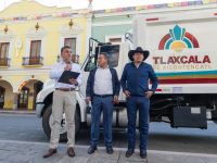 Pone en marcha Ayuntamiento de Tlaxcala un camión compactador rehabilitado